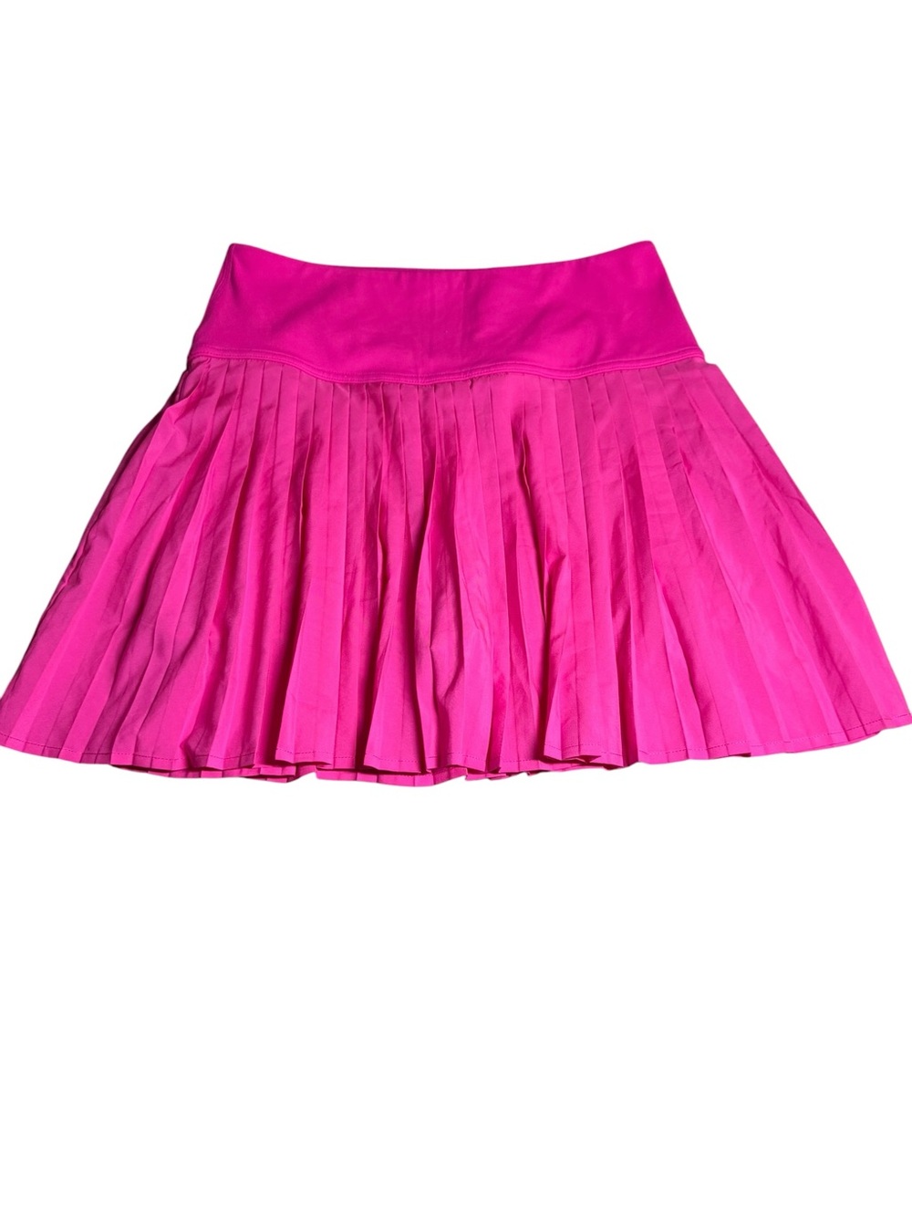 Fabletics Vibrant Pink Pleated Circle Skater Skirt